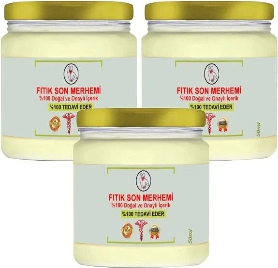 Süper Fıtık Son Merhemi Muzicevi Tamamen Doğal Masaj Kremi 50 ml x 3 Adet