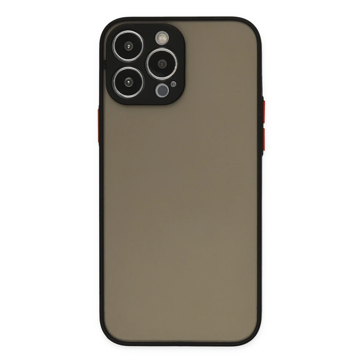 Apple iPhone 14 Pro Max Kılıf Montreal Silikon Kapak - Siyah
