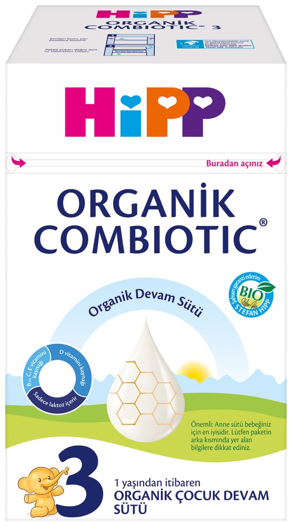 3 Organik Combiotic Bebek Sütü 800 Gr