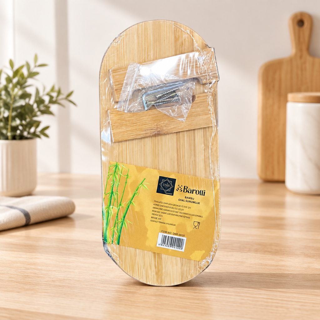 Bambu Oval Sunumluk