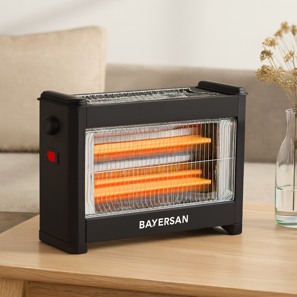 Elektrikli Şömine Isıtıcı Soba 1800W