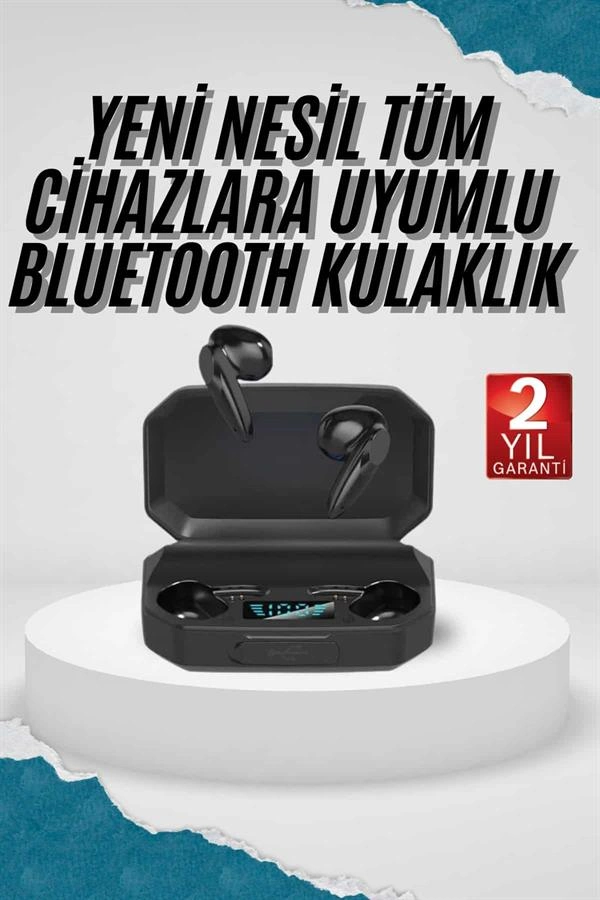RGB Işıklı Kulak İçi Bluetooth Kulaklık 5.2 iOS Android Uyumlu