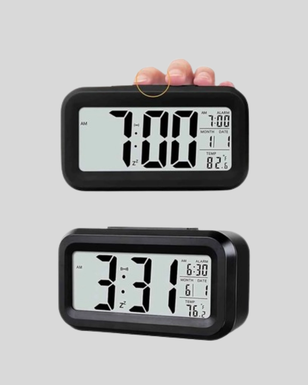 Dijital Masa Saati Alarm ve Tarih Göstergeli 10 cm