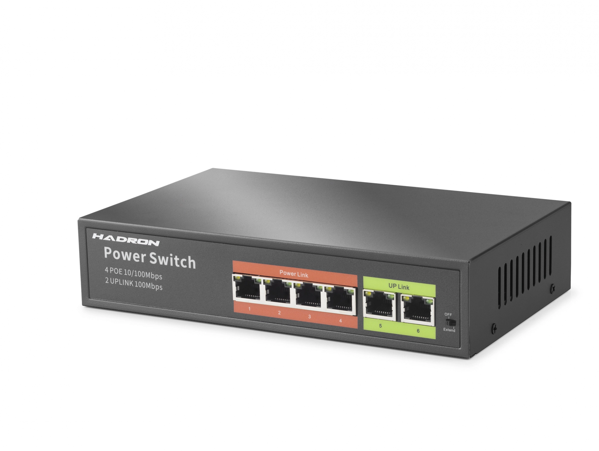 Kompakt Aı Poe Switch 4 Port 2 Uplink 45W Ağ Anahtarı