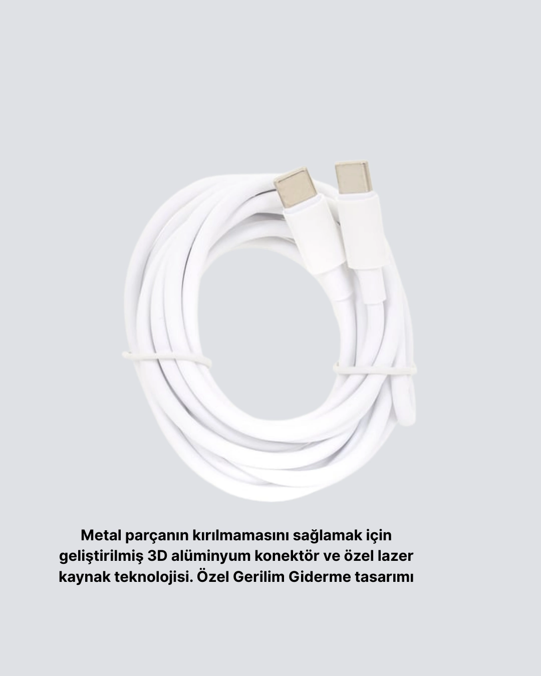 Hızlı Şarj Destekli Type-C Kablo 5.0A Veri Aktarım