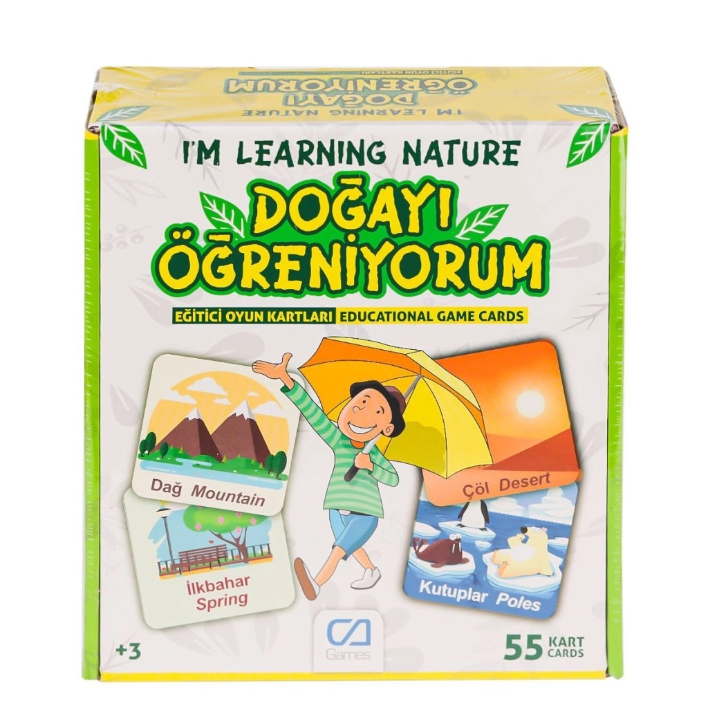 Eğitici Oyun Kartları 1 Adet Doğayı Öğreniyorum