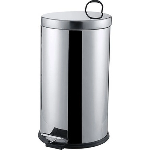 Şık Pedallı Çöp Kovası 16LT Krom Metal Tasarım