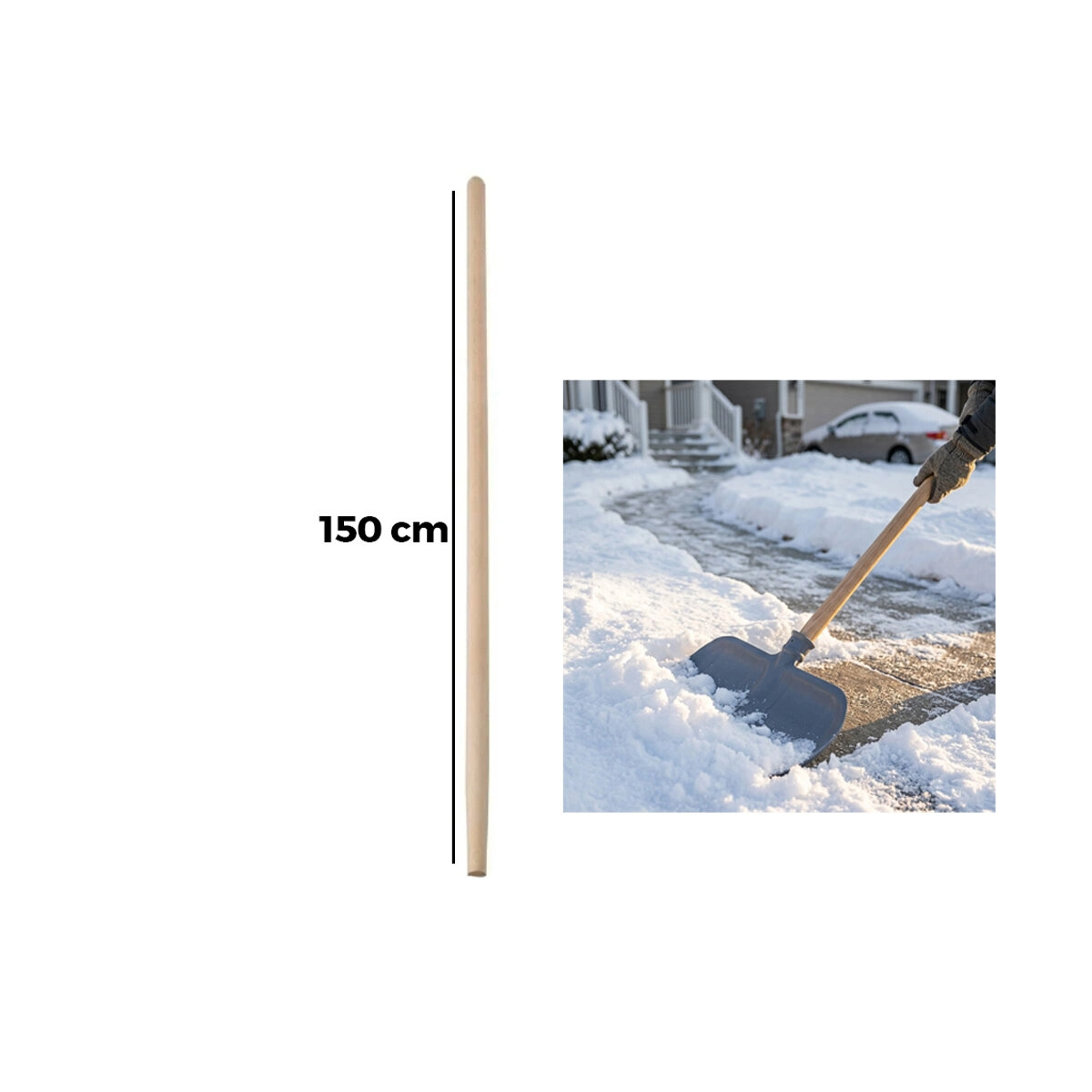Uzun Tırmık Sapı 150 cm Bahçe Kullanımı