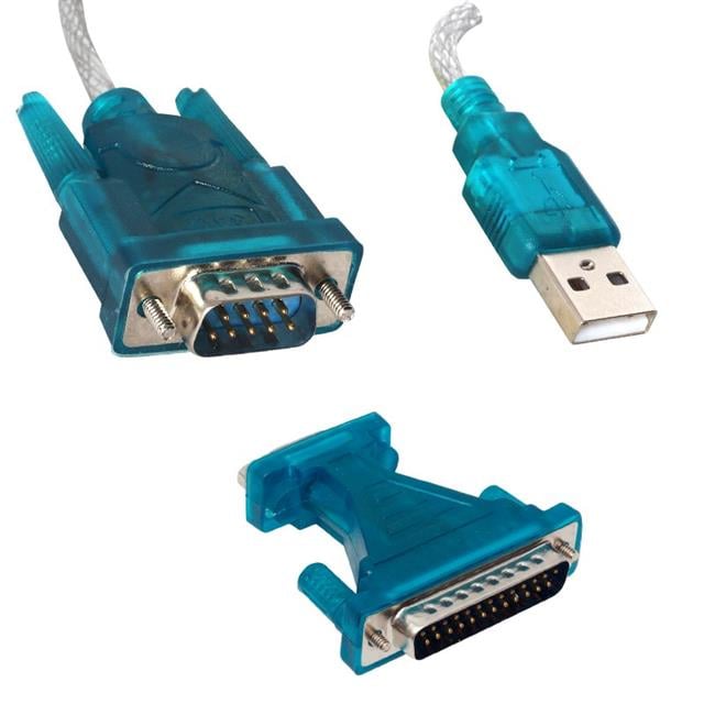 PM-30159 USB - RS232 Seri Port ve DB25 Çevirici Dönüştürücü Kablo 50CM