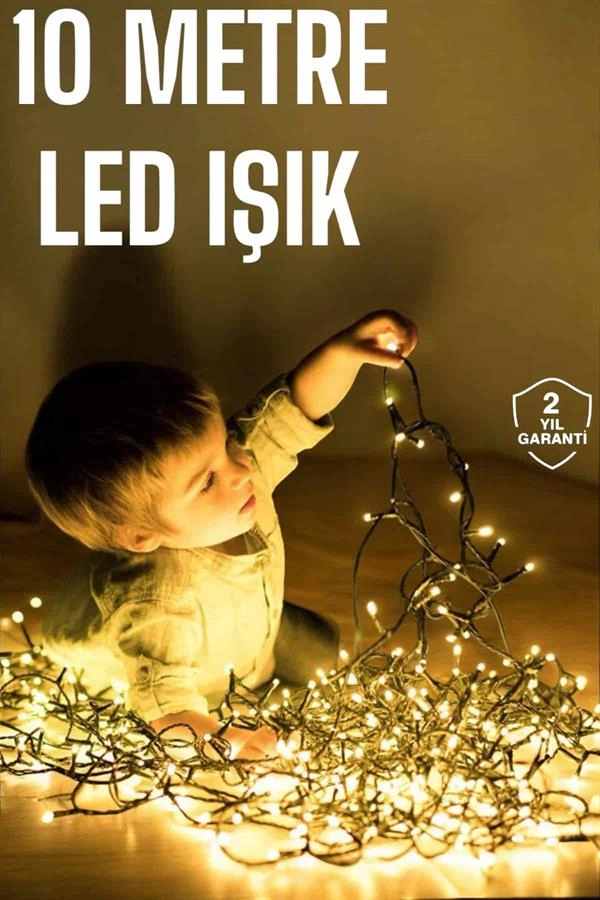 Gün Işığı Şerit Led Işık 10 Metre Uzunlukta Perde Işığı