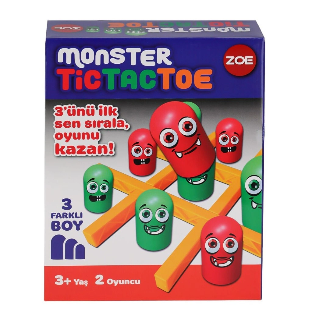 Zoe Tic Tac Toe Oyun Seti 1 Adet Eğlenceli Aktivite