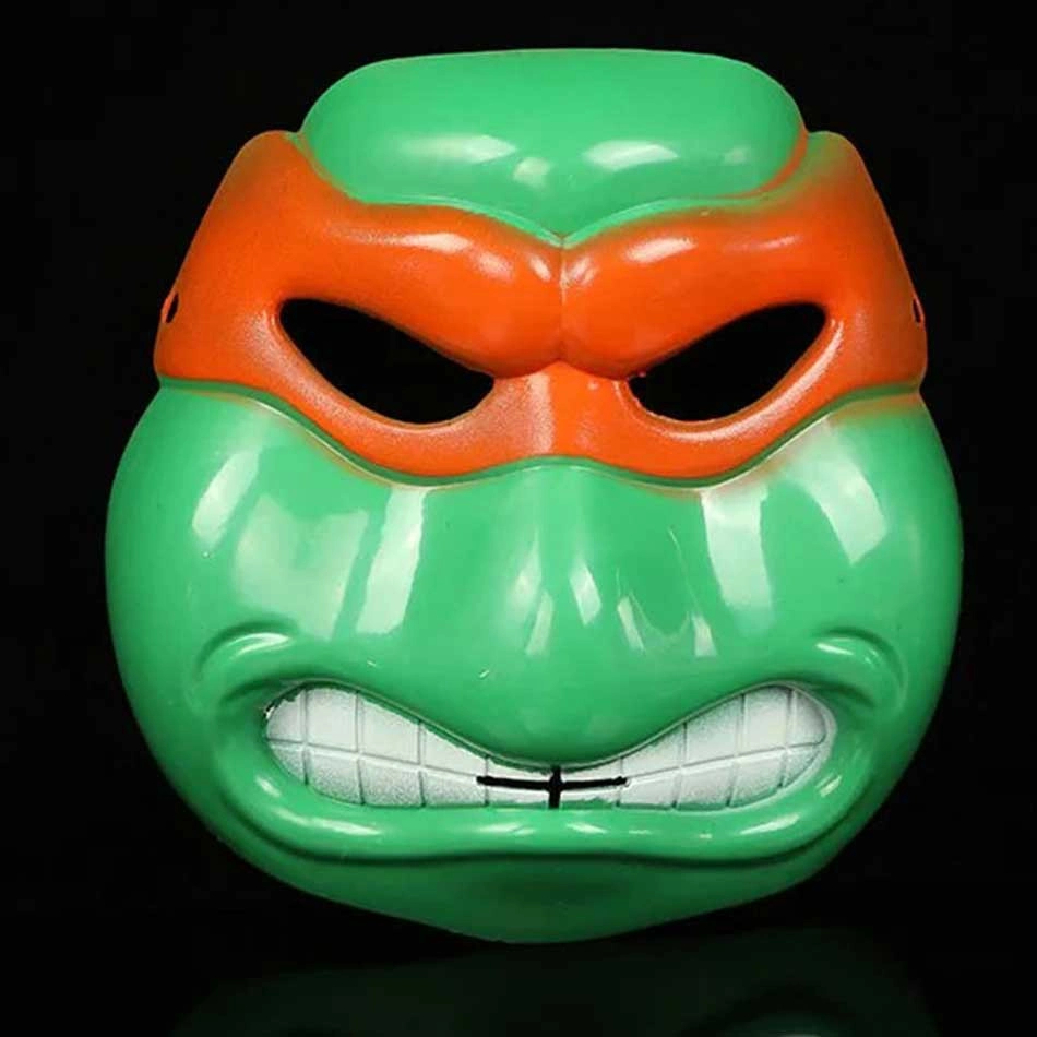 Eğlenceli Michelangelo Maskesi 1 Adet Cosplay Aksesuarı