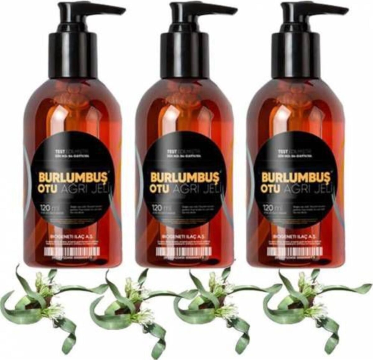 Burlumbuş 3 Adet Otu Bitkisel Jel 120 Ml.