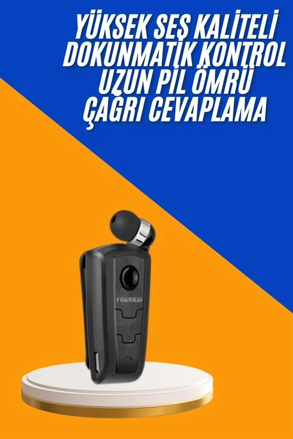 Bluetooth Kulakiçi Kulaklık Android ve İOS Uyumlu Makaralı Mikrofonlu