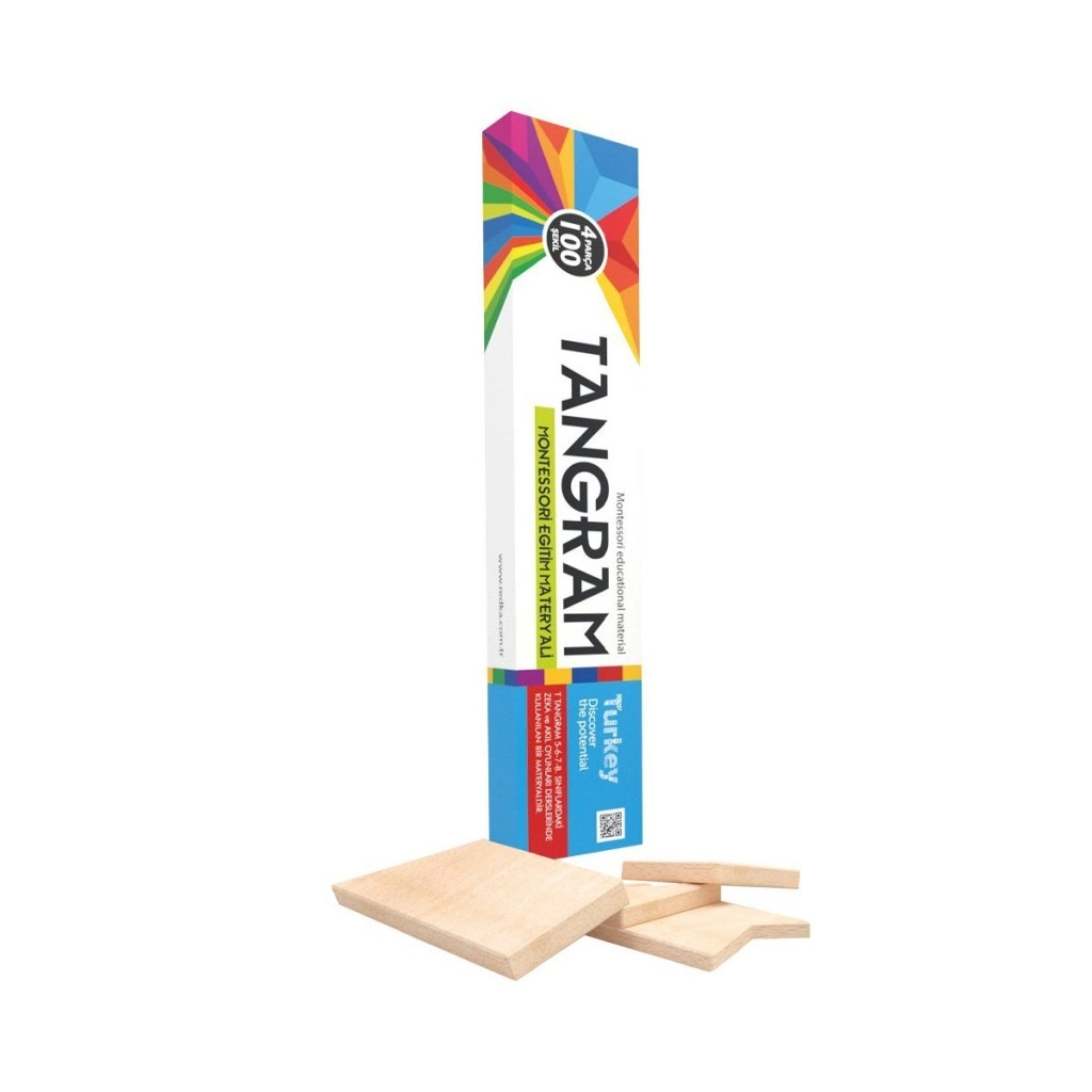 Tangram 4 Parça Eğlenceli Zeka Oyunu