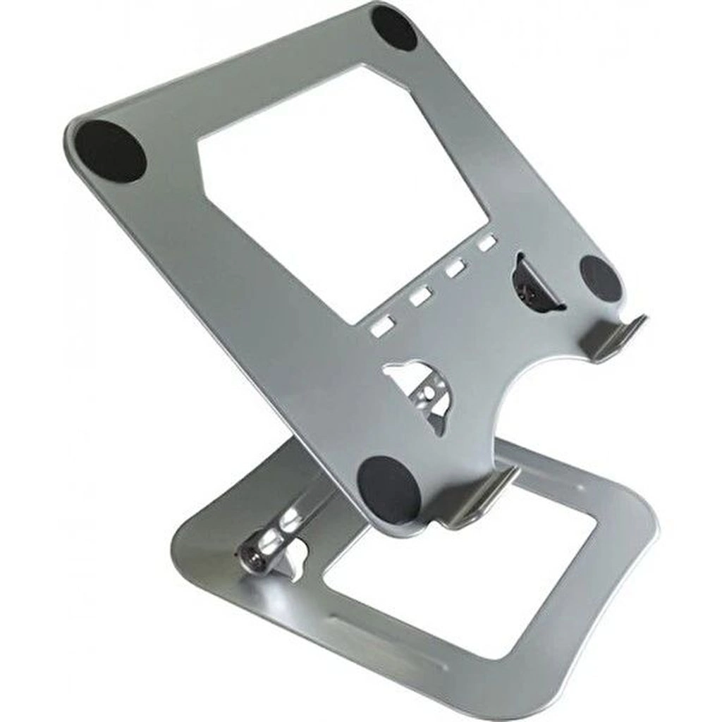 Ergonomik Gümüş Laptop Standı Hafif Taşınabilir Yapı