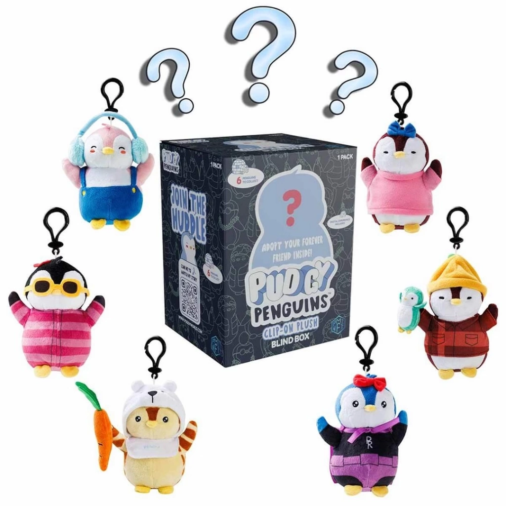 Sürpriz Paket Penguins Anahtarlık Klipsi 1 Adet