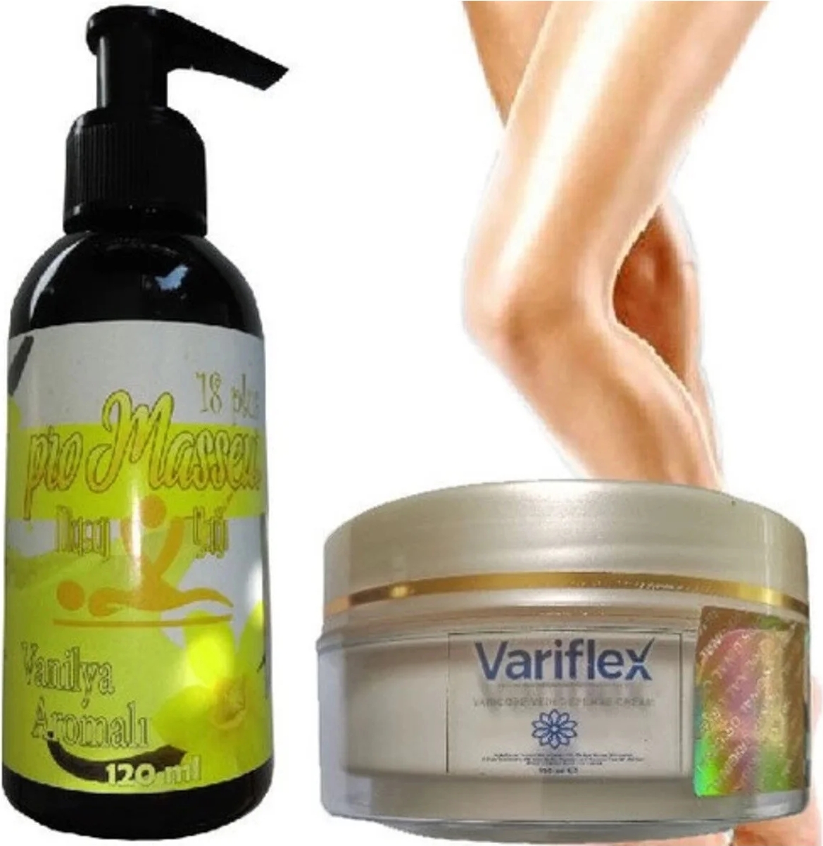 Promasseur Plus Vanilya Aromalı Masaj Yağı-Variflex Krem ile