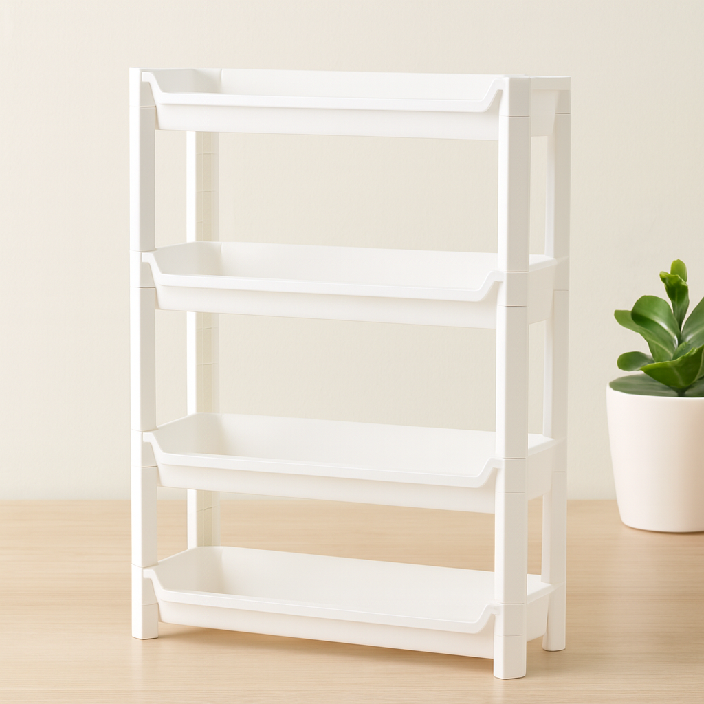 4 Katlı Sepet Organizer Raf Düzenleyici