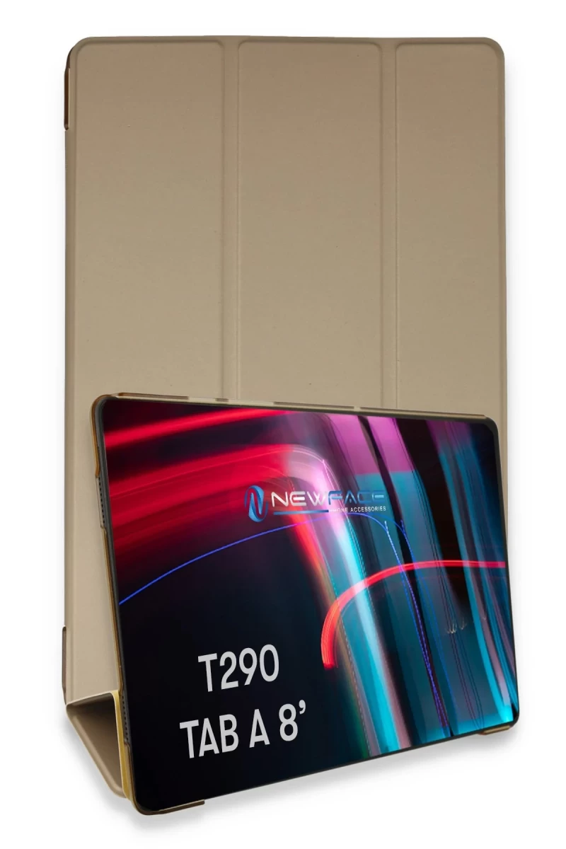 Samsung Galaxy T290 Tab A 8 Kılıf Tablet Smart Kılıf - Gold