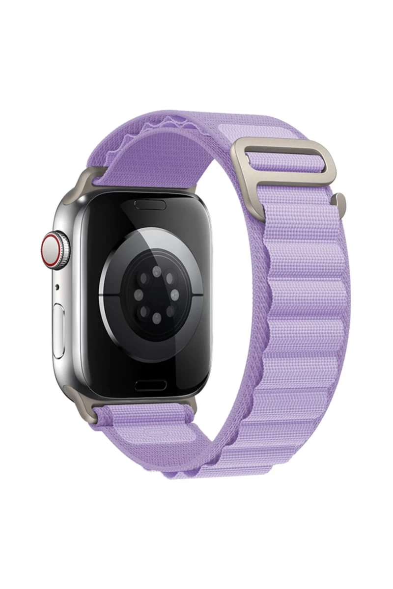 Apple Watch 42mm Uyumlu Mountain Kordon - Lila
