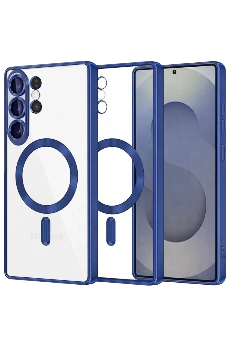 Samsung Galaxy S26 Ultra Uyumlu Kross Magneticsafe Kapak - Lacivert