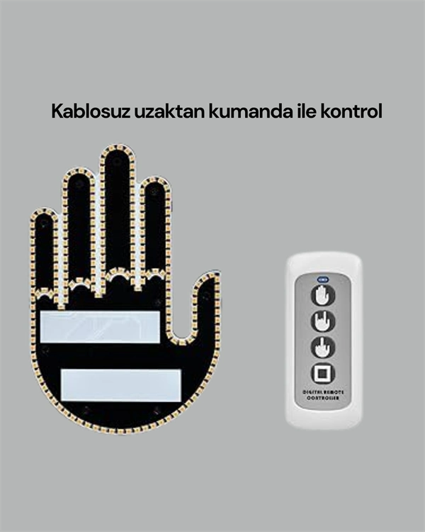 Uzaktan Kumandalı LED Jest Lambası 203 LED ile Kolay Montaj