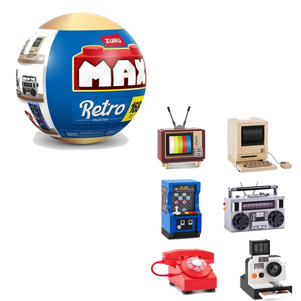 Retro Tasarımlı Max Sürpriz Kutusu 1 Adet