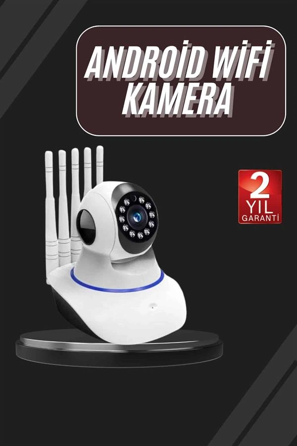 Yeni Nesil 1080P Wifi Kamera 5 Antenli Sensörlü