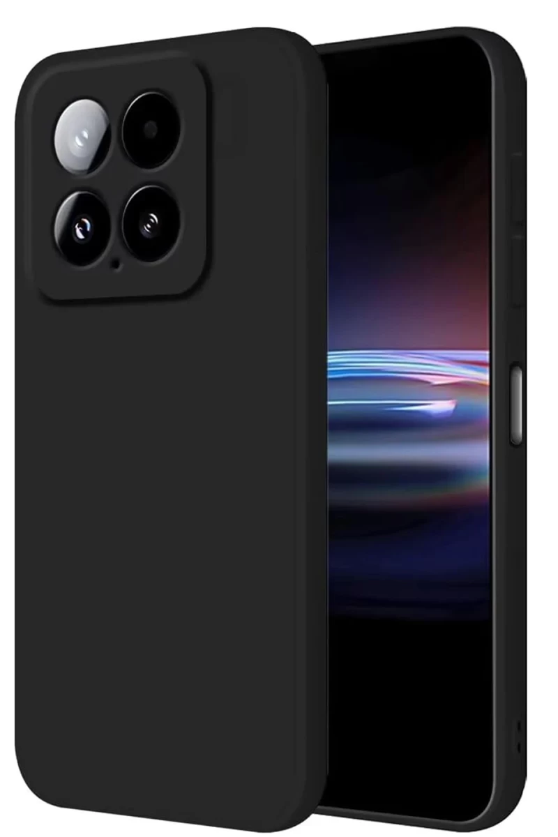 Xiaomi Mi 14T Pro Uyumlu Kılıf Nano içi Kadife Silikon - Siyah