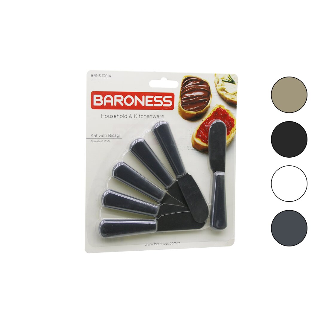 6PCS Kahvaltı Ve Tereyağı Seti 11CM