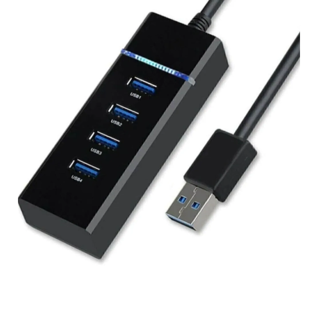 USB Hub 4 Port 1 Metre Uzunluk ile Taşınabilir