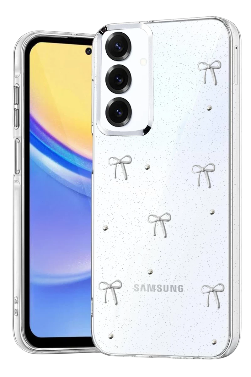 Samsung Galaxy A14 4G Uyumlu Fiyonk Desenli Kapak - Desen 5