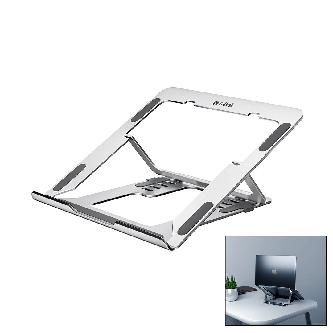 Katlanabilir Laptop Standı 6 Açı Alüminyum Konfor