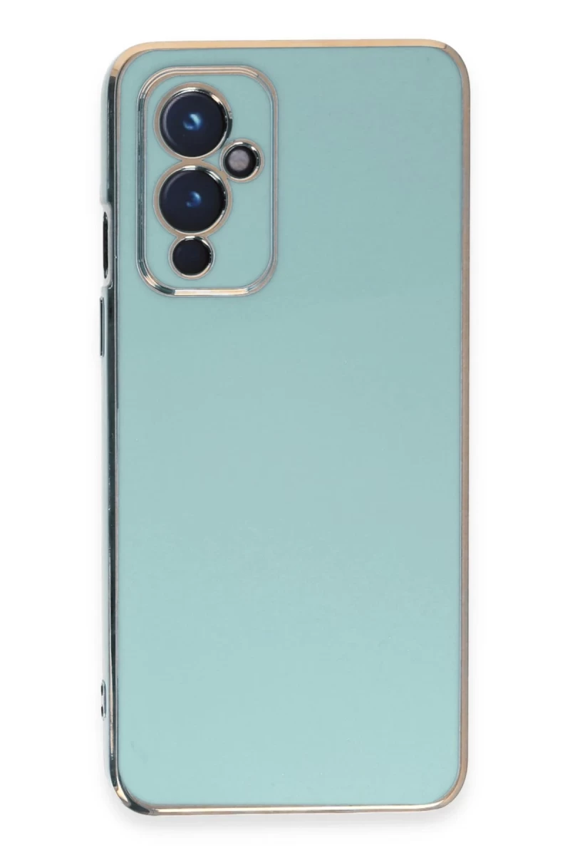 One Plus 9 Kılıf Volet Silikon - Açık Yeşil