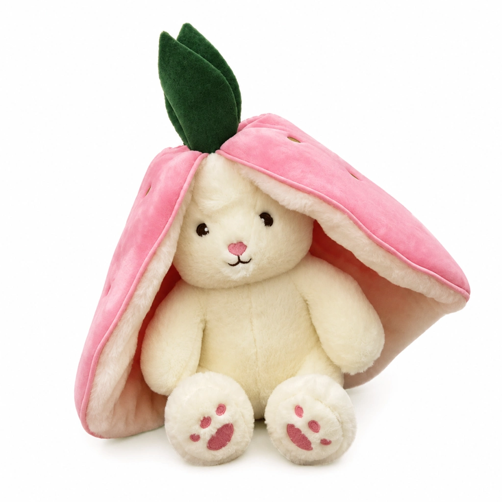 Peluş Oyuncak 25 cm Ekru Renkli Sevimli Tasarım