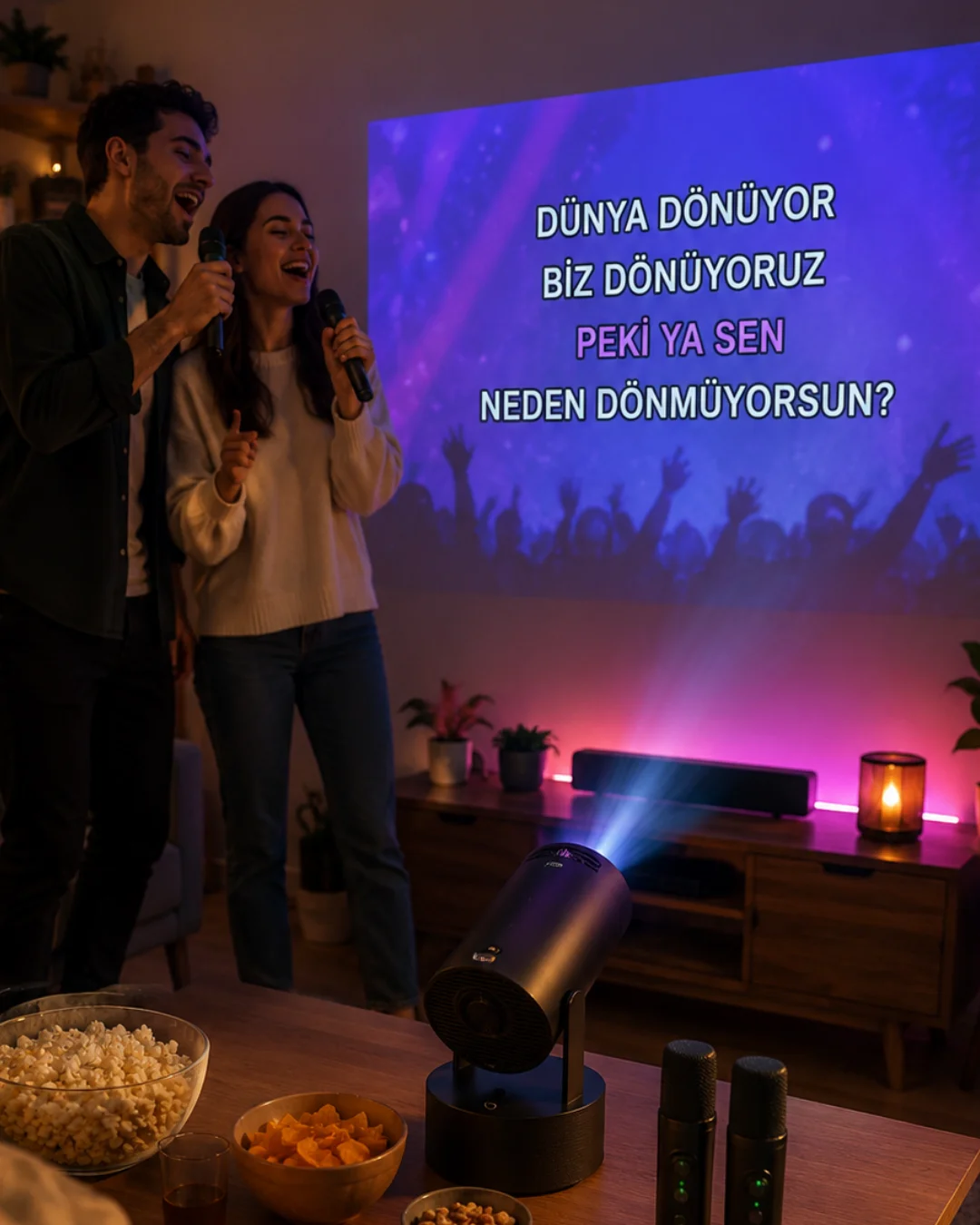 Kareoke Projeksiyon