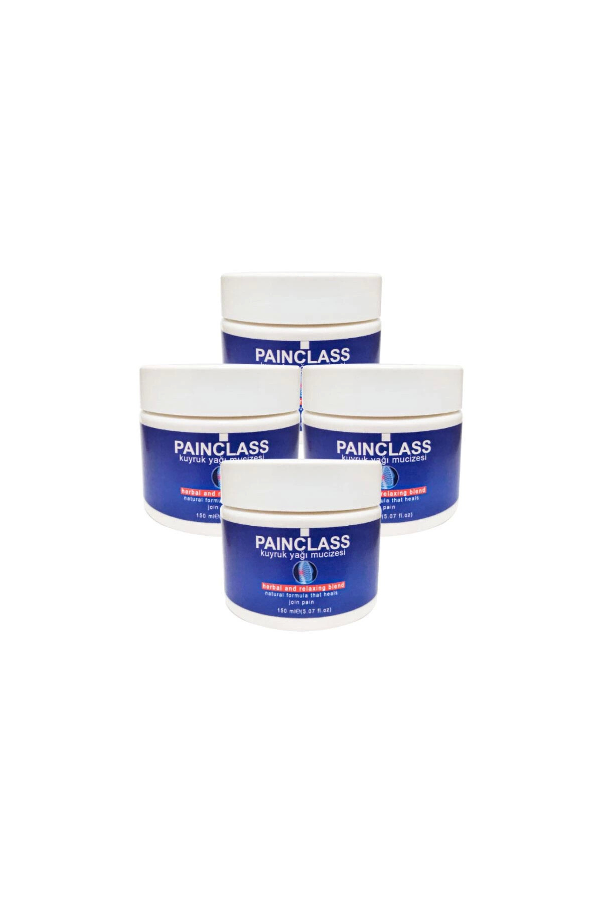 Painclass 4x150 ml Kuyruk Yağı Kremi