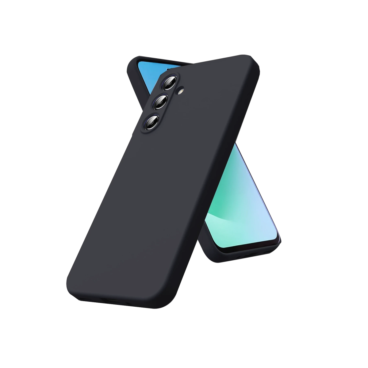 Samsung Galaxy S26 FE Nano içi Kadife Silikon - Siyah