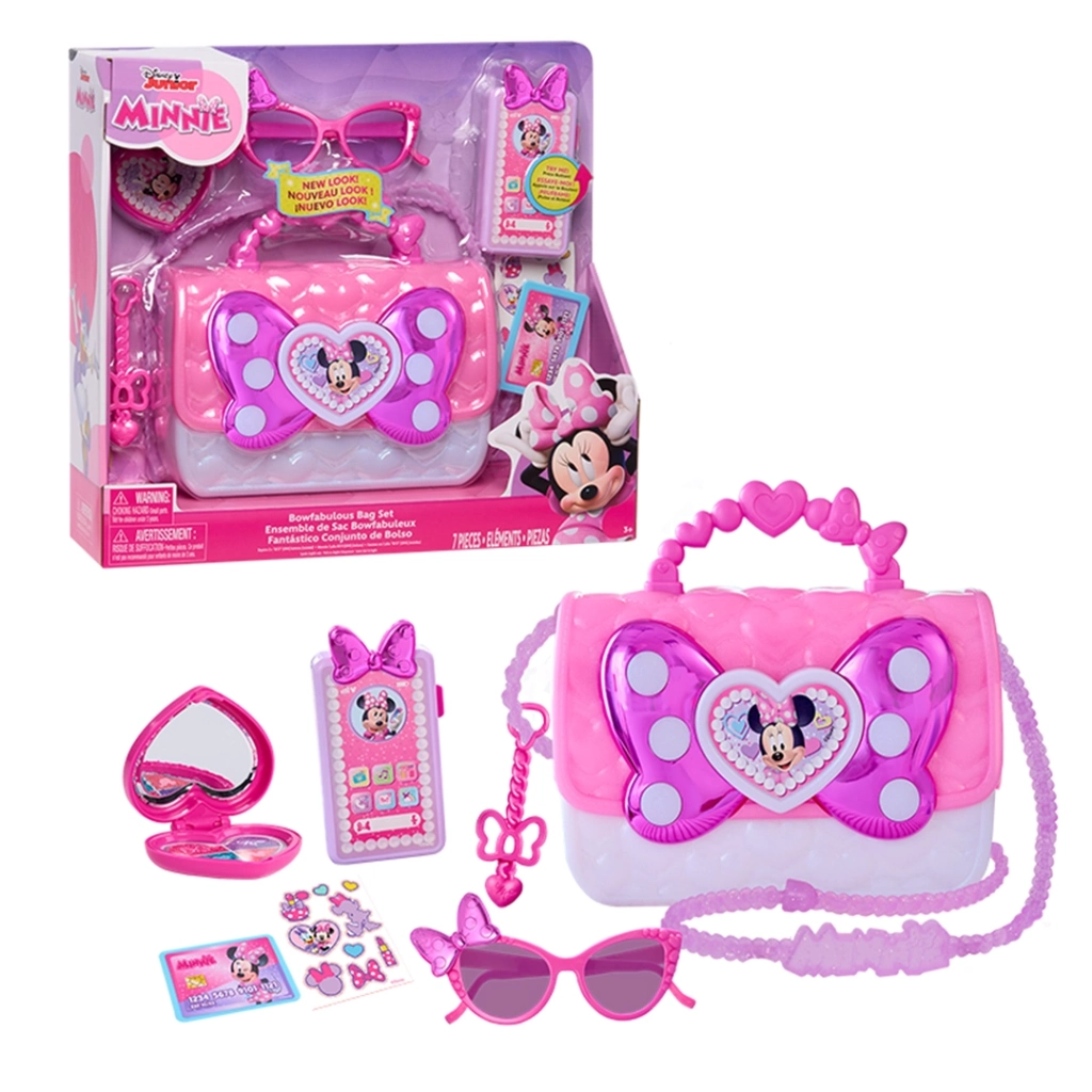 Mouse Temalı Kurdele Çanta Seti 1 Adet (Minnie Model)