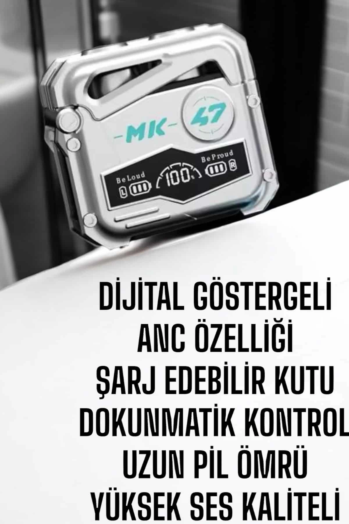 Siyah Kablosuz Oyuncu Kulaklığı IPX5 Su Geçirmez 6mm