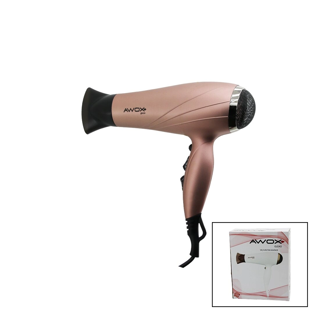 Şık Rose-Gold Saç Kurutma Fön Makinesi 2000W Soğuk Üfleme