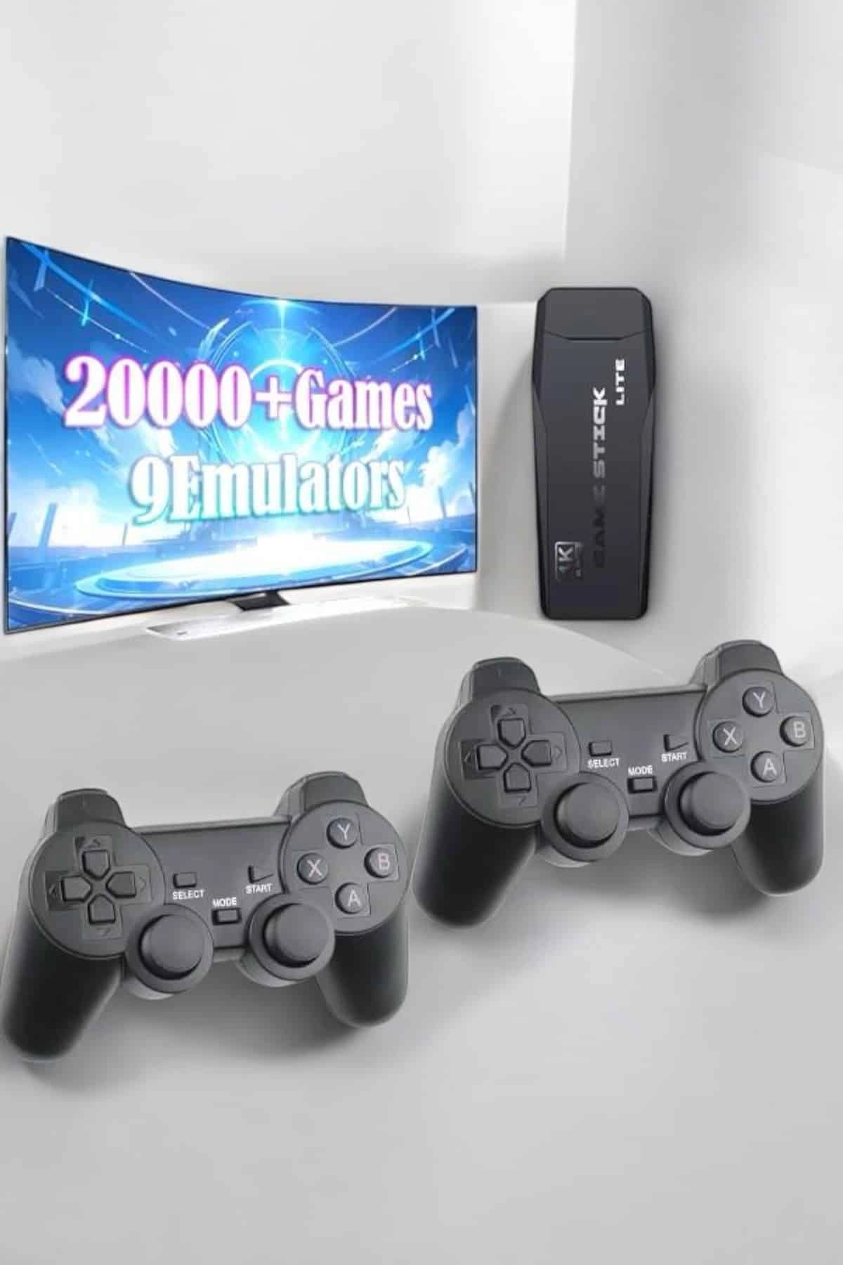 8K Android TV Oyun Konsolu 64 GB + 20.000 Oyunlu Game Stick
