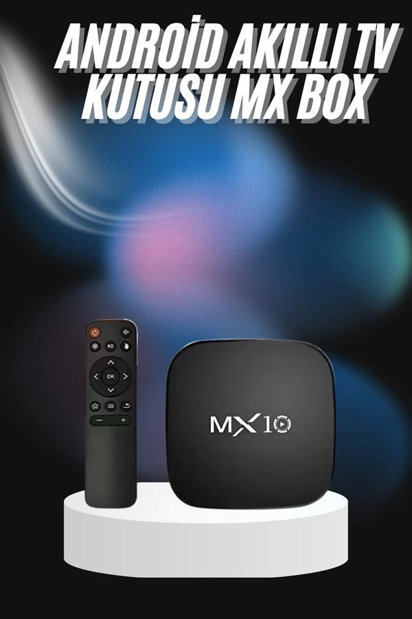Android TV Uyumlu Medya Oynatıcı 2.4G Wifi MX Box