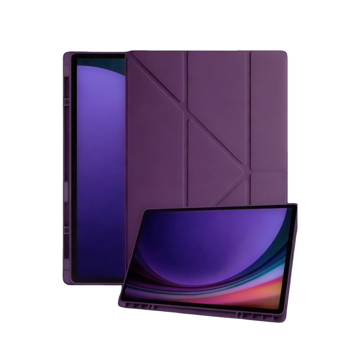 Galaxy X730 Tab S11 Kalemlikli Mars Tablet Kılıfı - Mürdüm