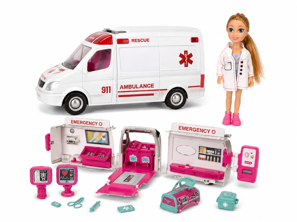 Ambulans Ve Bebek 11 Parça