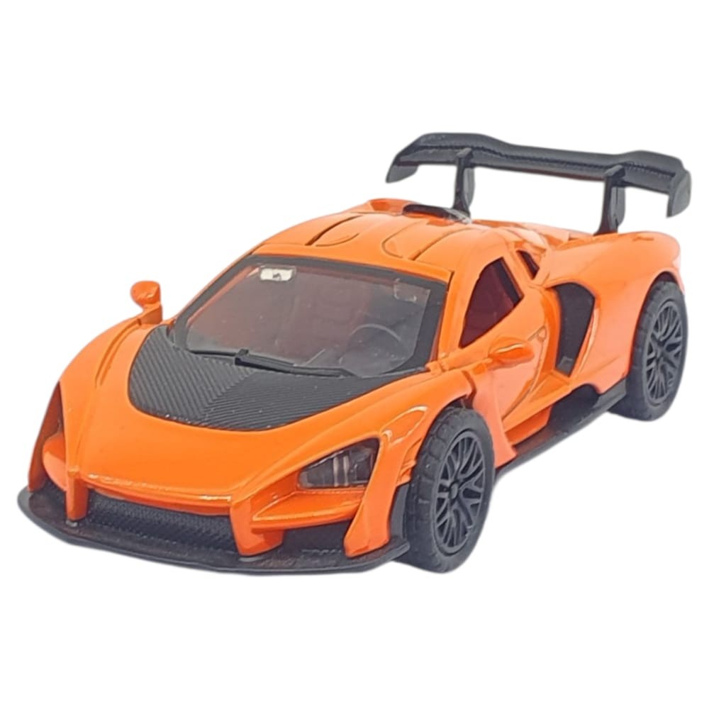 Çek Bırak Metal Arabalar 12 cm - 36121C - Turuncu