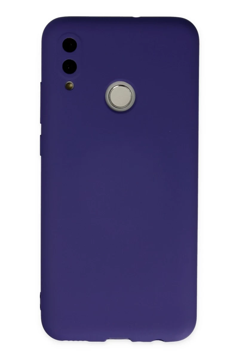 Huawei P Smart 2019 Kılıf Nano içi Kadife Silikon - Mor