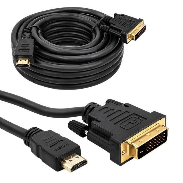 SWV7436/93 15 Metre HDMI to DVI (24+1) Görüntü Kablosu Full HD