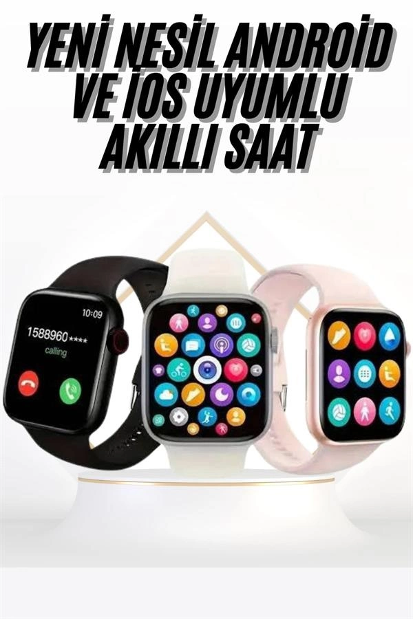 Saat 44 MM Amoled Ekran ile Sağlık Takibi (Akıllı Model)